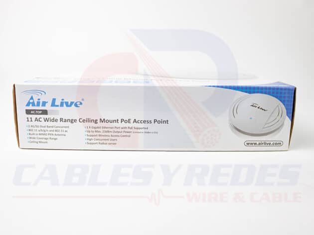 ARL-AC.TOP AIRLIVE ACCESS POINT 802.11AC AMPLIO RANGO 1200MBPS MONTAJE EN TECHO - Image 5