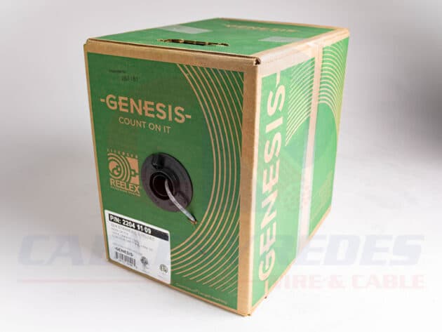 GEN-22041109 GENESIS SECURITY/ALARM SHIELDED 4COND 22AWG CMR/CL2R - Image 2