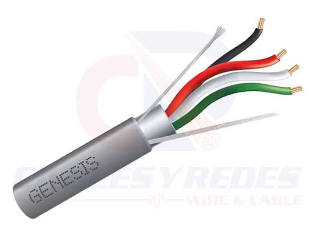 GEN-22041109 GENESIS SECURITY/ALARM SHIELDED 4COND 22AWG CMR/CL2R - Image 5