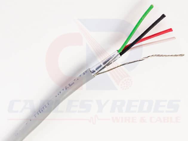 GEN-22041109 GENESIS SECURITY/ALARM SHIELDED 4COND 22AWG CMR/CL2R
