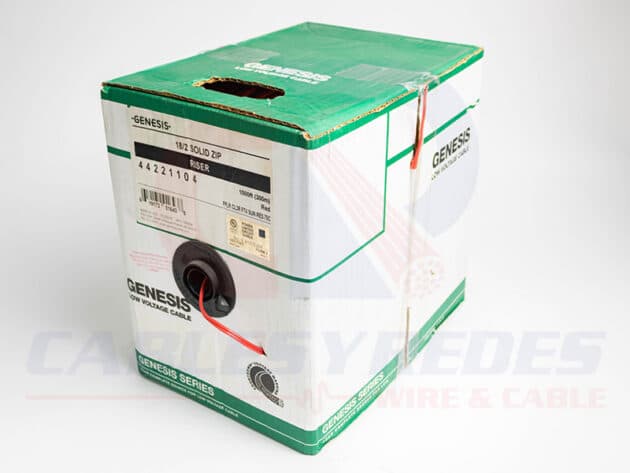 GEN-44221104 GENESIS FIRE ALARM ZIPCORD 2COND 18AWG FPLR/CL3R - Image 2