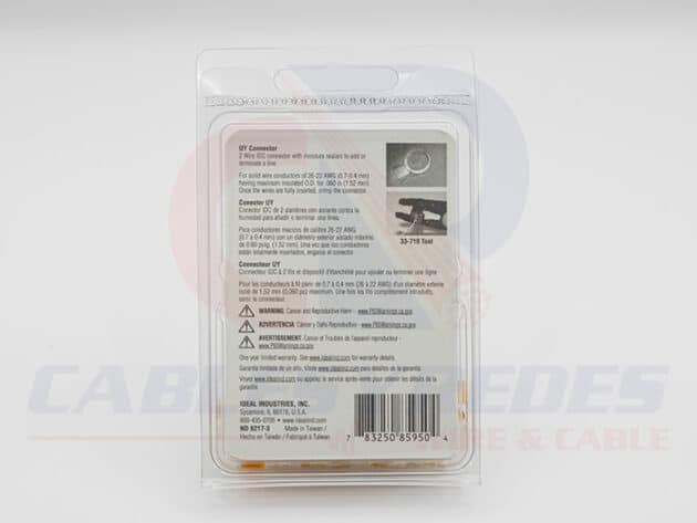 IDEAL-85-950 IDEAL IDC UY-I 2-WIRE CONNECTOR 25/PACK - Image 5
