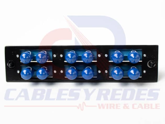 OCC-6112DST OCC FIBER PLACA ASSY CON 12 COPLES ST MONOMODO/MULTIMODO(6 COPLES DUPLEX)