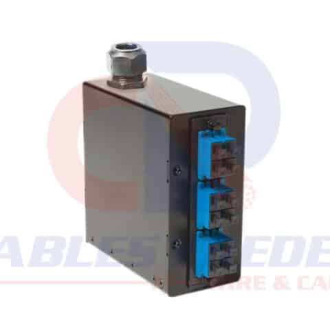 OCC-DTC1APG Occ Fiber Distribuidor F.Optica P/Riel Din, Acepta 1 Placa C/Coples