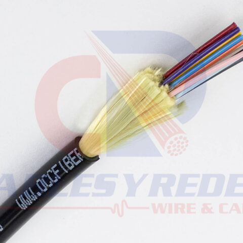 OCC-DX012DSLX9KR-116 FIBRA OPTICA SM 8.3/125 12HILOS USO INTERNO/EXTERNO T 116 MTS