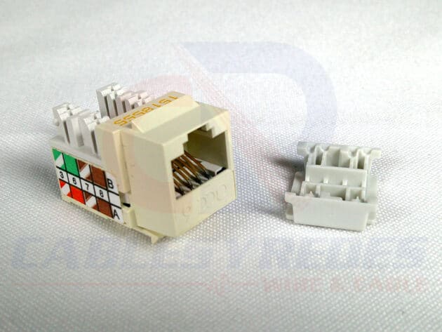 OCC-KMJA/601 OCC FIBER JACK RJ45 CAT.6 GIGA KMJ 568A/B BLANCO OFICINA