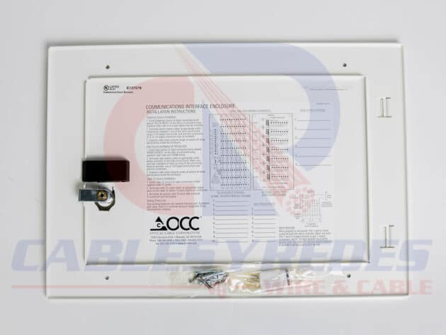 OCC-MSDE-DOOR1 OCC FIBER MSDE LOCKING STEEL COVER W/LOCK,B-WR RES. - Image 2
