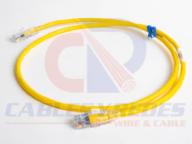 OCC-PC5EB03BY OCC FIBER PATCH CORD RJ45 CAT.5E 3FT AMARILLO