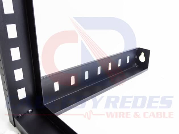 R&C-R026-BK RACKS&CABS RACK DE PARED (ACERO) 19"X10URX18.5" PROFUNDIDAD NEGRO - Image 2