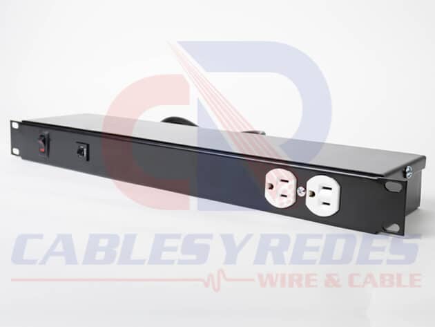R&C-B004-BK RACKS&CABS BARRA 12 CONTACTOS HORIZONTAL 19" 1URNEGRO - Image 2