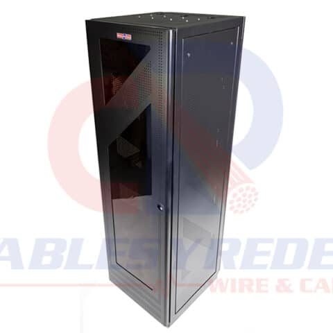 R&C-G018-BK Gabinete TI/STD 42UR de Piso con Equipo